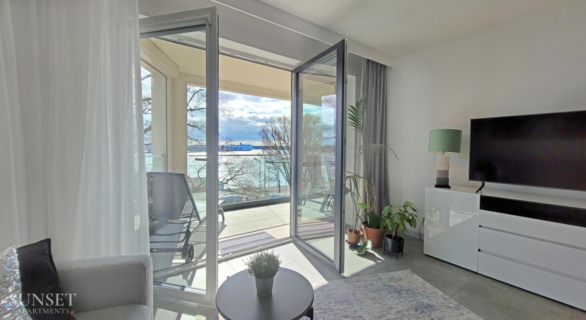 Sunset Apartments - Flotylla. Widok Na Port + Parking. Świnoujście Eksteriør bilde