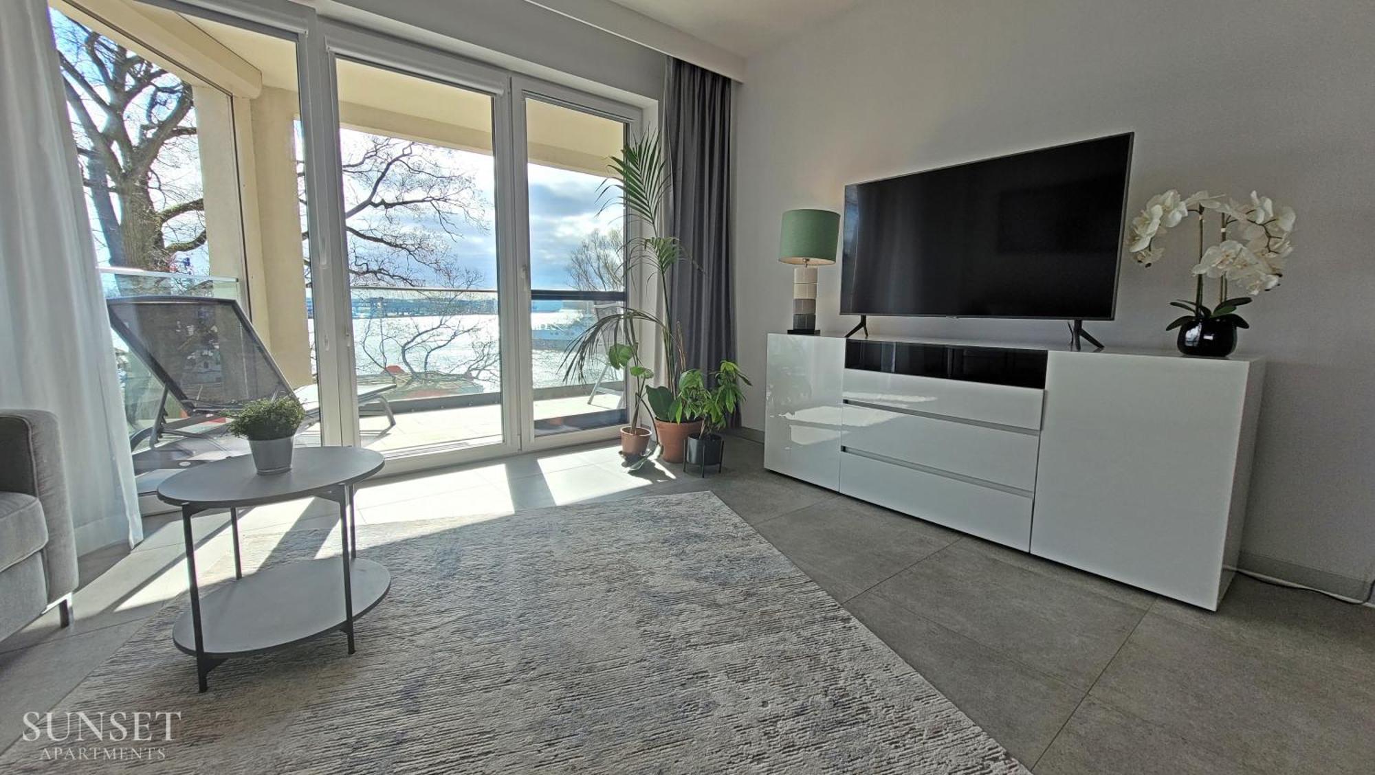 Sunset Apartments - Flotylla. Widok Na Port + Parking. Świnoujście Eksteriør bilde